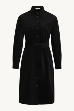 Claire Mekot|Kaikki Mekot Ja Hameet>Naisten Mekko DODA CORDUROY SHIRT DRESS Musta