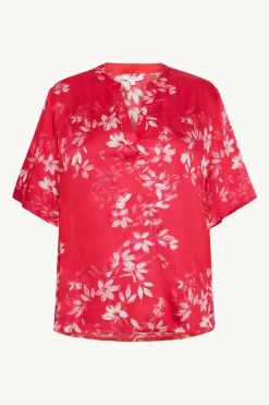 Claire T-Paidat|Kaikki Paidat>naisten paita, RUPALI SHIRT Punainen Kuosi