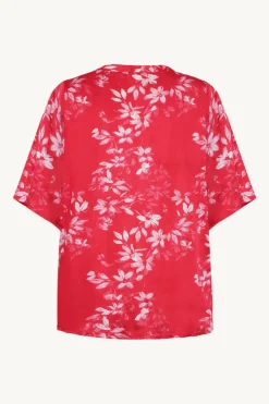 Claire T-Paidat|Kaikki Paidat>naisten paita, RUPALI SHIRT Punainen Kuosi