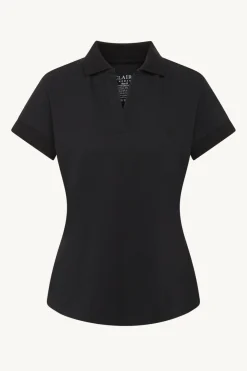 Claire Kaikki Paidat>Naisten Pikeepaita, AUBRIELLE PIQUE GOTS Musta