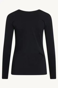 Claire Pitkähihaiset Paidat|Kaikki Paidat>Naisten Pusero, Aileen Ls Musta