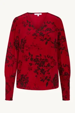 Claire Paitapuserot|Kaikki Paidat>Naisten Pusero RIYAN BLOUSE Punainen Kuosi