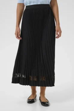 Culture Hameet|Kaikki Mekot Ja Hameet>naisten hame CUSIGGY BETTY LACE SKIRT, musta