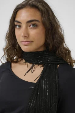 Culture Huivit|Kaikki Asusteet>naisten huivi CUBLING SCARF, musta