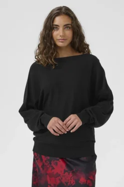 Culture Kaikki Paidat|Neulepuserot>naisten neulepusero Cufay Batwing Jumper, musta