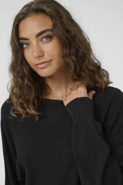 Culture Kaikki Paidat|Neulepuserot>naisten neulepusero Cufay Batwing Jumper, musta