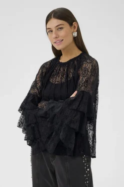 Culture Puserot|Kaikki Paidat>naisten pusero CUCLEMENCY BLOUSE, musta