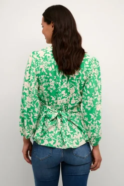 Culture Puserot|Kaikki Paidat>Naisten Pusero, JENNY BLOUSE Vihreä Kuosi