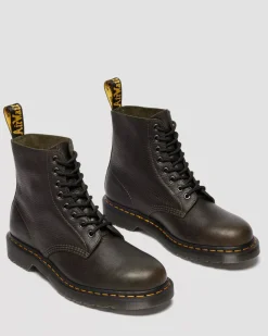 Dr. Martens Nilkkurit Ja Maiharit|Kaikki Kengät>miesten kengät, 1460 PASCAL 8 EYE BOOT Armeijanvihreä