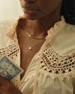 Edblad Korut|Kaikki Asusteet>kaulakoru Thassos Necklace Gold, Gold pleated