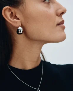 Edblad Korut|Kaikki Asusteet>korvakorut Bold Creoles L Steel, Stainless steel