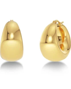 Edblad Korut|Kaikki Asusteet>korvakorut Boyd Hoops Gold, Gold pleated