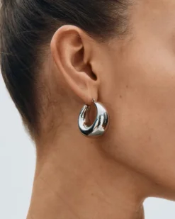 Edblad Korut|Kaikki Asusteet>korvakorut Boyd Hoops Steel, Stainless steel