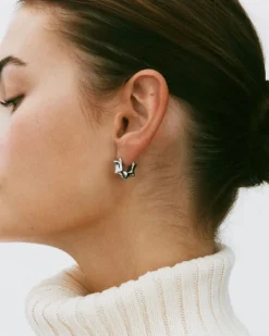 Edblad Korut|Kaikki Asusteet>korvakorut, CANE HOOPS MULTI S SILVER