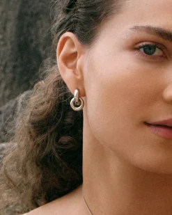 Edblad Korut|Kaikki Asusteet>korvakorut Chunky Eternal Earrings Steel, Stainless steel