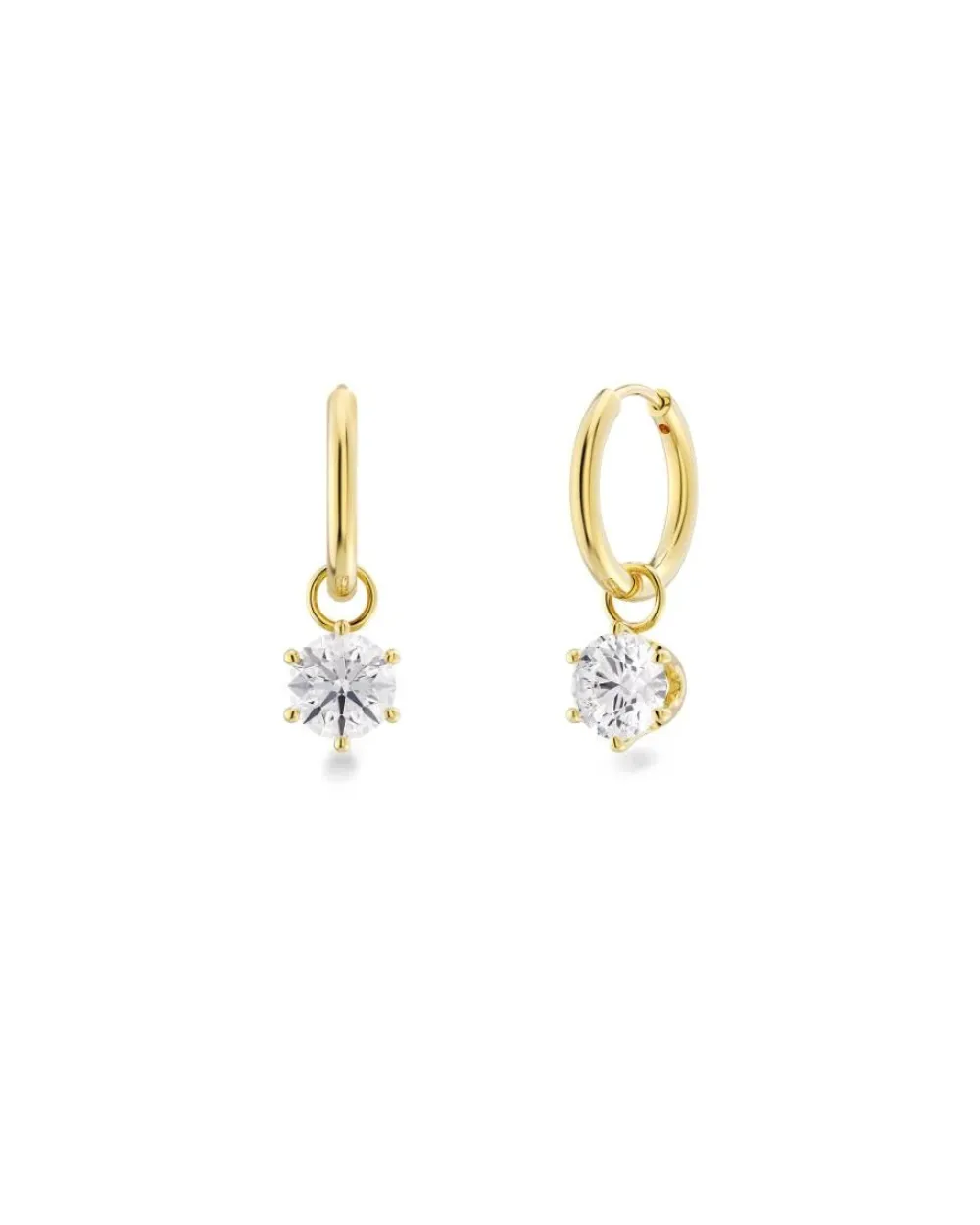 Edblad Korut|Kaikki Asusteet>korvakorut Crown Hoops Gold, Gold pleated