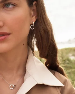 Edblad Korut|Kaikki Asusteet>korvakorut, ETERNAL ORBIT EARRINGS STEEL