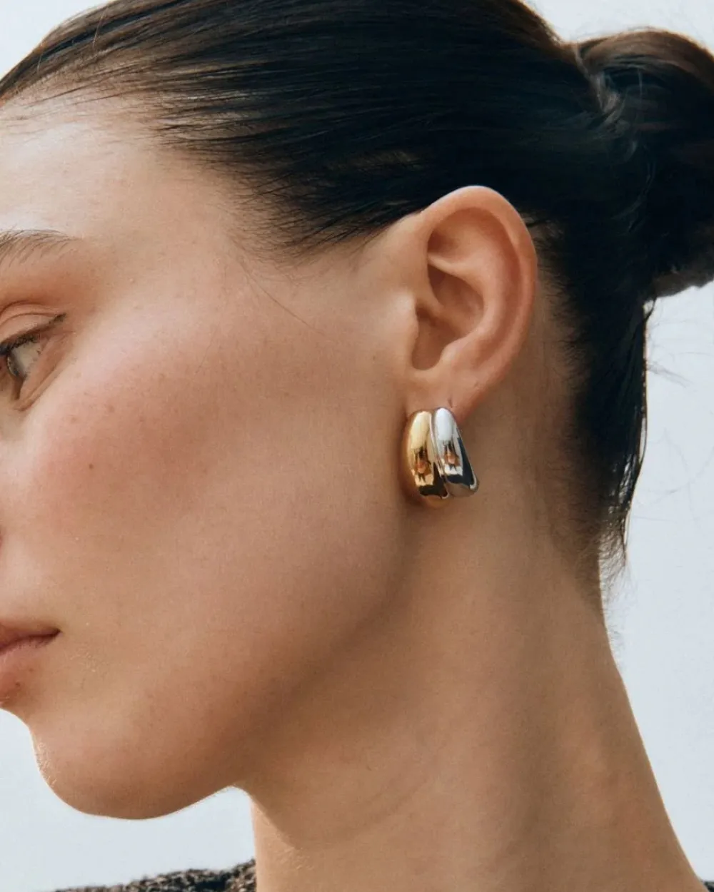 Edblad Korut|Kaikki Asusteet>korvakorut, FURO DUO CREOLES MIXED