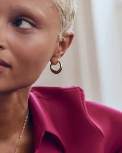 Edblad Korut|Kaikki Asusteet>korvakorut, FURO HOOPS L GOLD