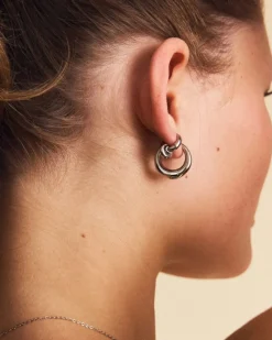 Edblad Korut|Kaikki Asusteet>korvakorut Furo Hoops L Steel, Stainless steel