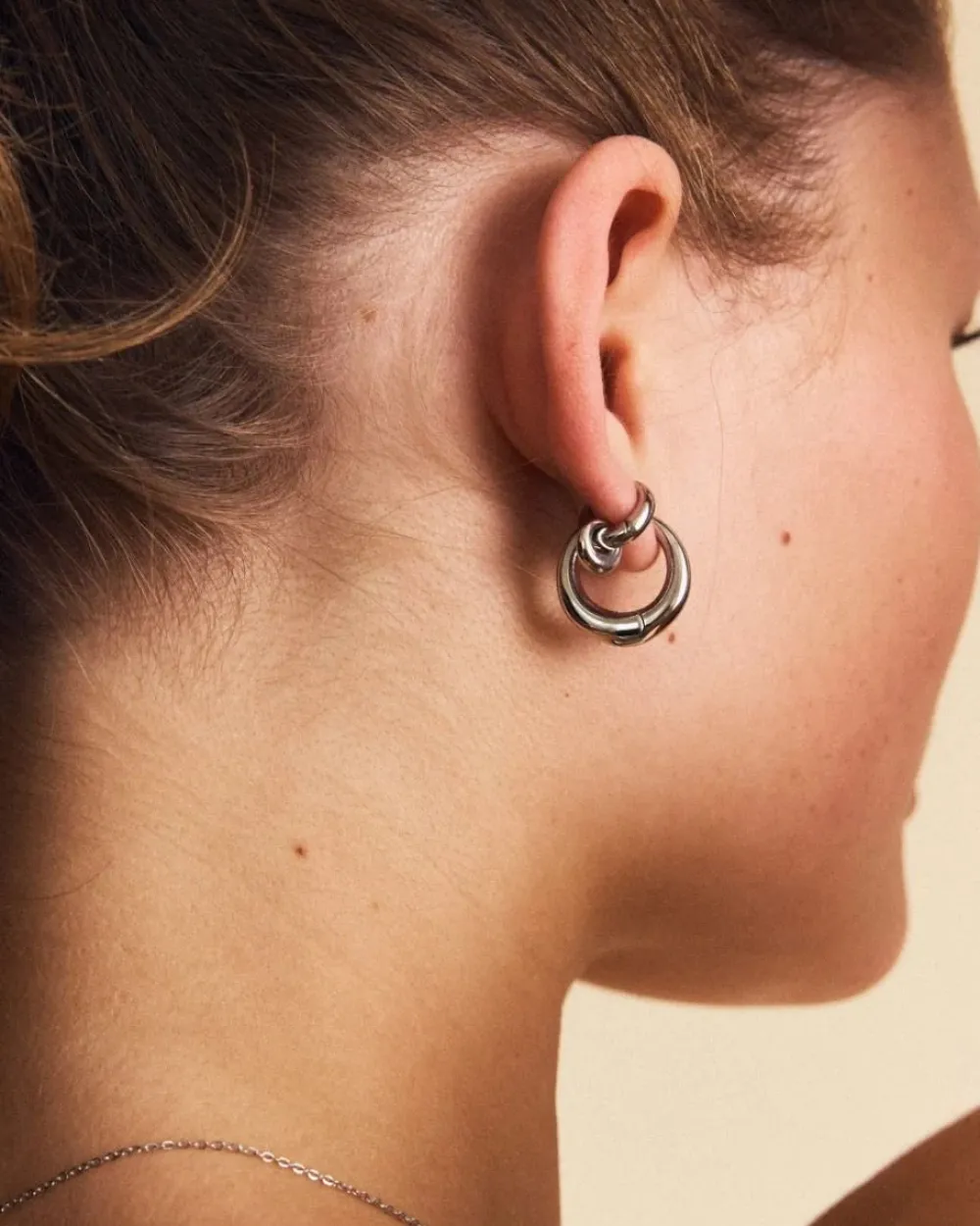 Edblad Korut|Kaikki Asusteet>korvakorut Furo Hoops L Steel, Stainless steel