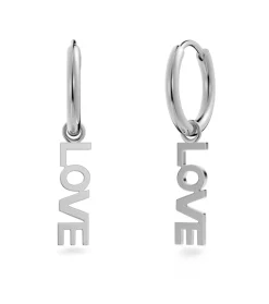 Edblad Korut|Kaikki Asusteet>korvakorut Love Hoops Steel, Stainless steel