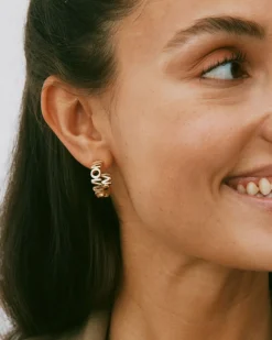 Edblad Korut|Kaikki Asusteet>korvakorut, MOM MULTI HOOPS GOLD