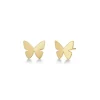 Edblad Korut|Kaikki Asusteet>korvakorut Papillon Studs Gold, Gold pleated