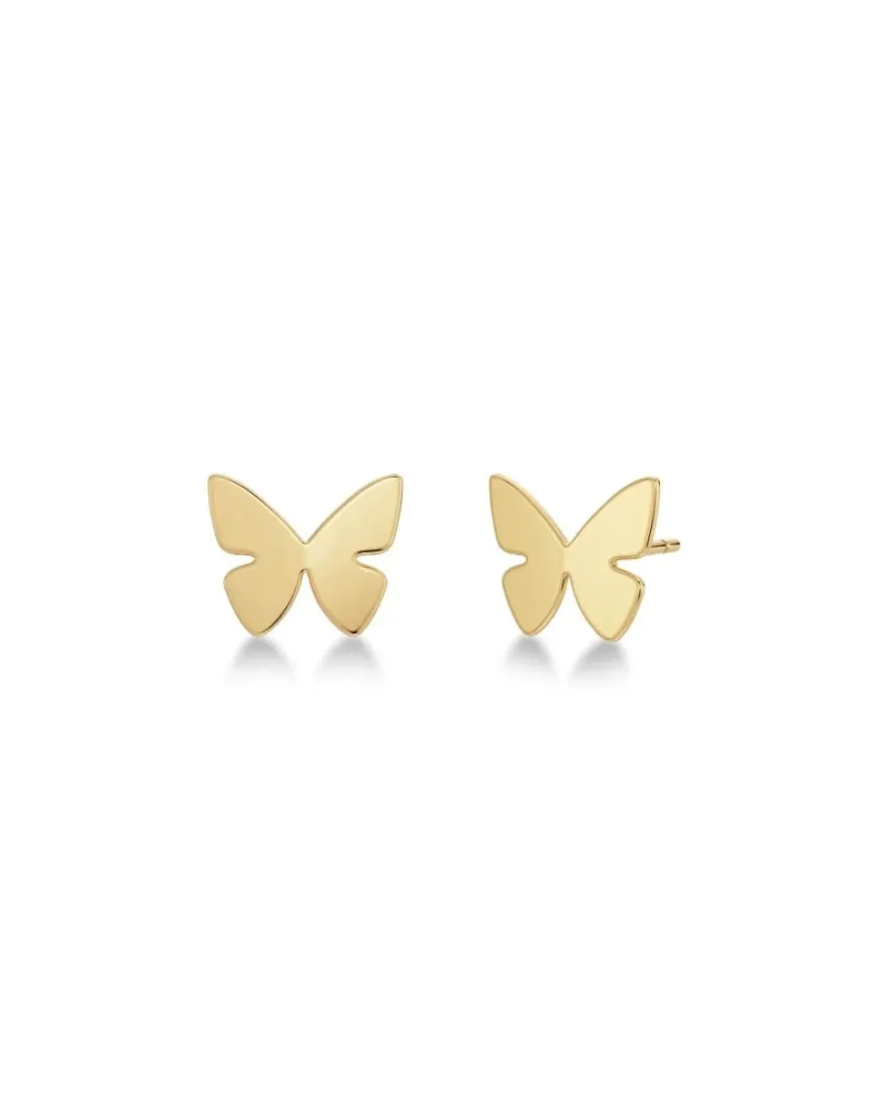 Edblad Korut|Kaikki Asusteet>korvakorut Papillon Studs Gold, Gold pleated