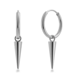 Edblad Korut|Kaikki Asusteet>korvakorut, PEAK HOOPS STEEL