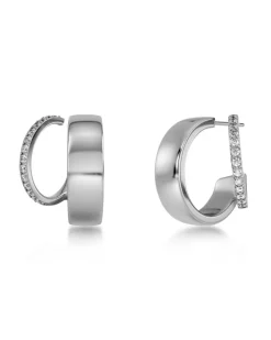 Edblad Korut|Kaikki Asusteet>korvakorut, PLIÉ HOOPS DOUBLE STEEL