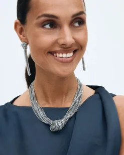 Edblad Korut|Kaikki Asusteet>korvakorut Revel Knot Earrings Steel, Stainless steel