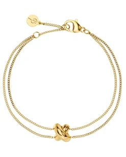 Edblad Korut|Kaikki Asusteet>rannekoru Alexa Bracelet, Gold pleated
