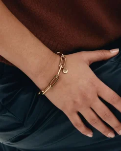 Edblad Korut|Kaikki Asusteet>rannekoru Ivy Maxi Bracelet Gold, Gold pleated