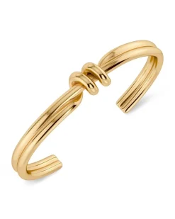 Edblad Korut|Kaikki Asusteet>rannekoru Swivel Bangle, Gold pleated