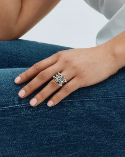 Edblad Korut>sormus Peak Ring Steel, Stainless steel