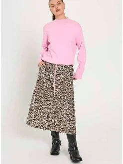 Freequent Hameet|Kaikki Mekot Ja Hameet>naisten hame, Malay skirt Ruskea Kuosi