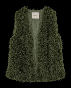 Freequent Talvitakit|Kevättakit>naisten liivi, FINE VA TUMMANVIHREÄ