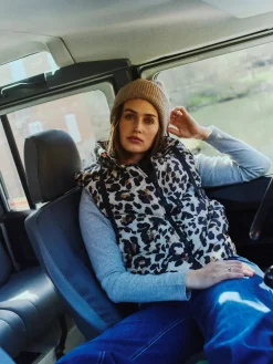 Freequent Talvitakit|Kevättakit>naisten liivi, JOYCO WAISTCOAT Ruskea Kuosi