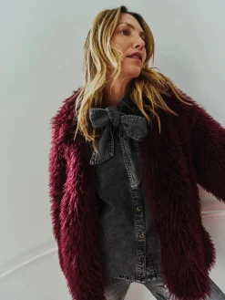 Freequent Kevättakit|Teddytakit Ja Tekoturkikset>naisten takki FINE JACKET,