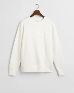 Gant Collegepaidat|Kaikki Paidat>Miesten Collegepusero, EMBOSSED C-NECK SWEAT