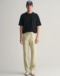 Gant Chinot Ja Kangashousut|Kaikki Housut Ja Farkut>miesten housut, COTTON LINEN TROUSER