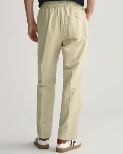 Gant Chinot Ja Kangashousut|Kaikki Housut Ja Farkut>miesten housut, COTTON LINEN TROUSER