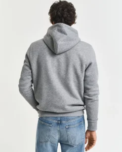 Gant Hupparit|Kaikki Paidat>miesten huppari REG SHIELD HOODIE, vaaleanharmaa