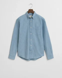 Gant Kauluspaidat|Kaikki Paidat>miesten kauluspaita, REG INDIGO CHAMBRAY SHIRT