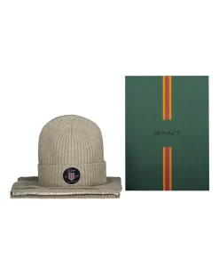 Gant Pipot|Kaikki Asusteet>miesten lahjapakkaus Beanie and Scarf Wool Mix,