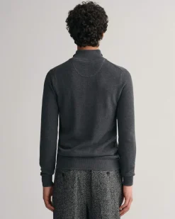 Gant Neulepuserot|Kaikki Neuleet>miesten neule, COTTON PIQUE HALF ZIP