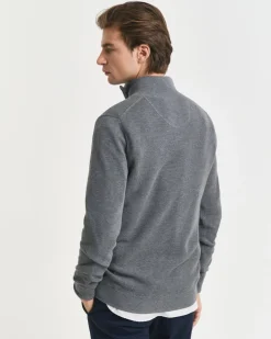 Gant Neulepuserot|Kaikki Neuleet>miesten neule, COTTON PIQUE HALF ZIP
