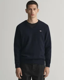 Gant Neulepuserot|Kaikki Neuleet>miesten neule, SUPERFINE LAMBSWOOL V-NECK