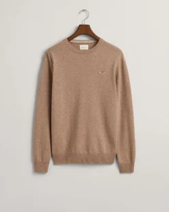 Gant Neulepuserot|Kaikki Neuleet>Miesten Neulepaita, SUPERFINE LAMBSWOOL C-NECK